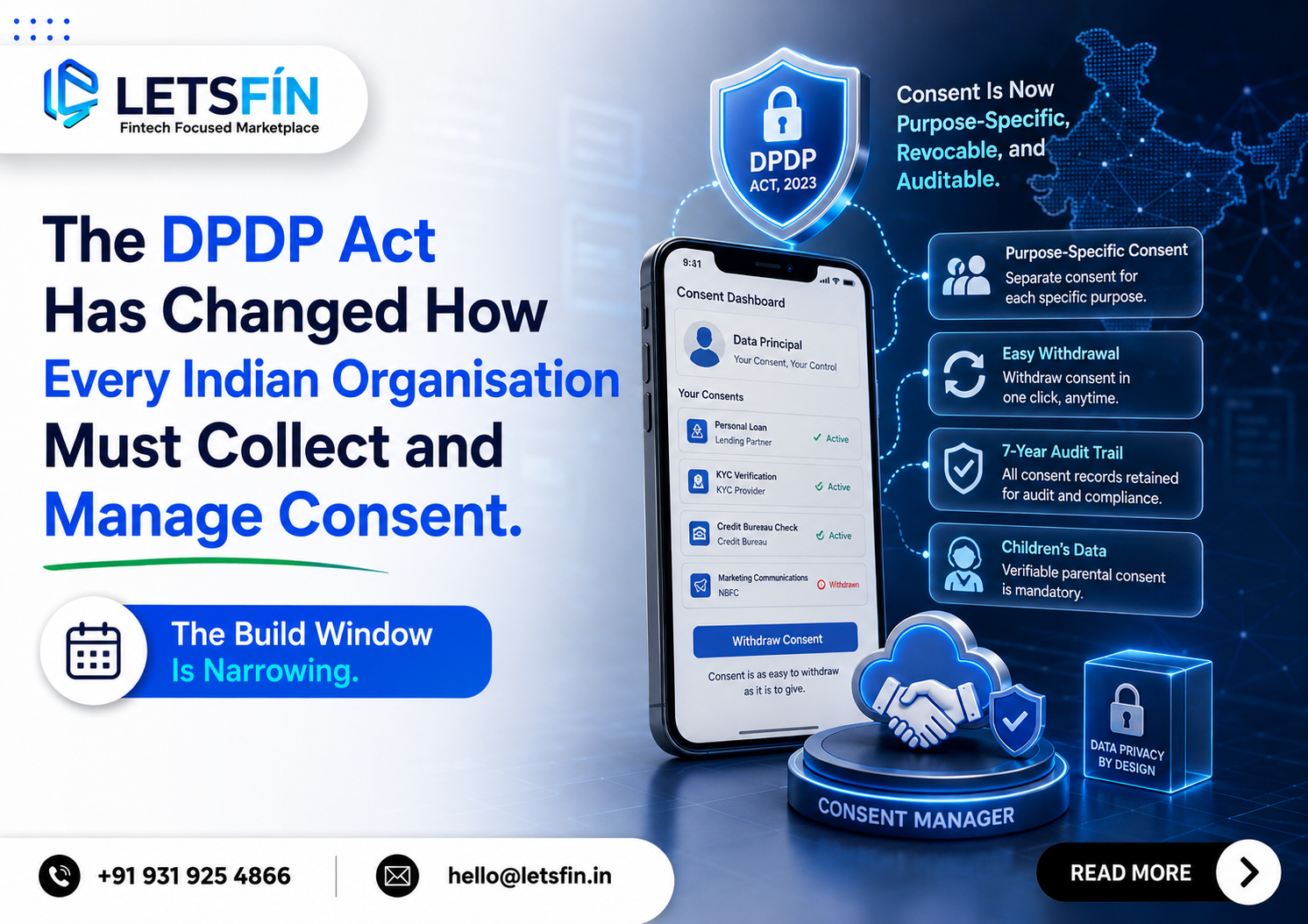 The DPDP Act Has Changed How Every Indian Organisation Must Collect and Manage Consent. The Build Window Is Narrowing.